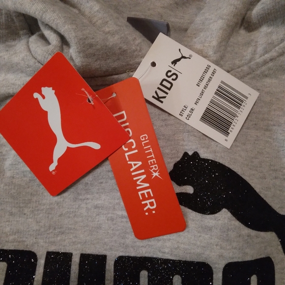 Puma Glitter Hoodie Pullover Sweater - Picture 4 of 5